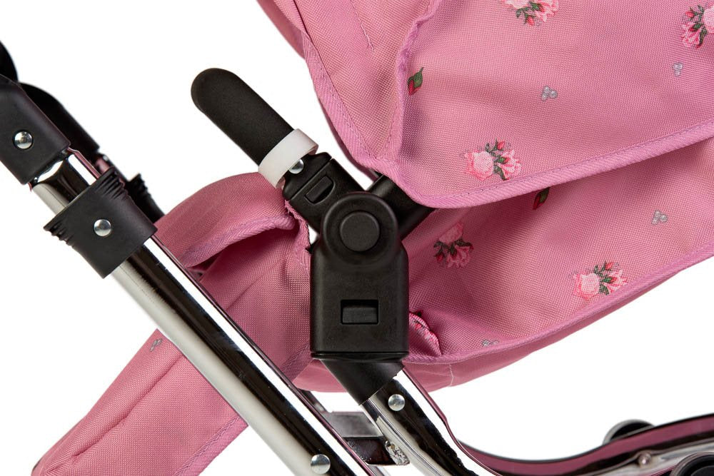 Roma Darcie Twin Dolls Pram, Pink