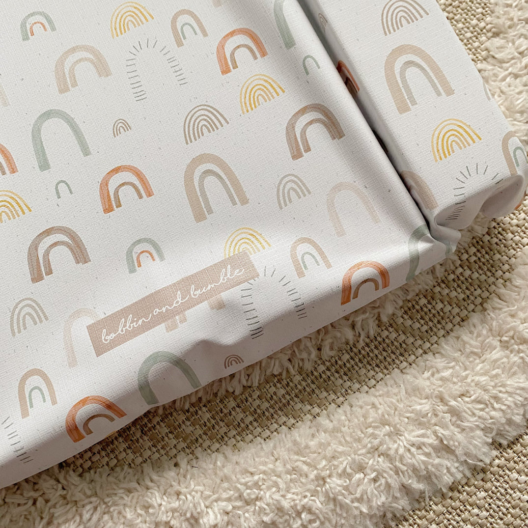 Standard Changing Mat - Abstract Rainbow Print