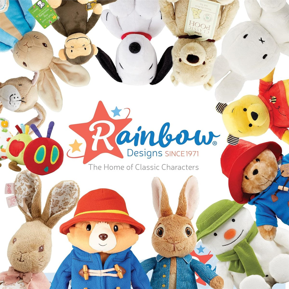 Rainbow Designs Large 34cm Classic Paddington Bear with Boots & Suitcase