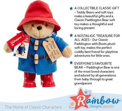 Rainbow Designs 24.5 cm Classic Paddington Bear with Boots