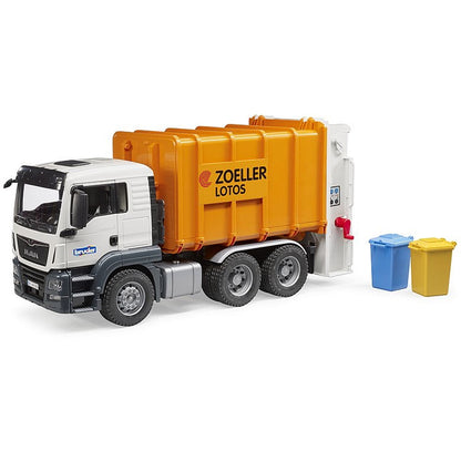 Bruder MAN TGS Rear Loading Garbage Truck, Scale 1:16