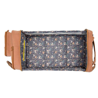 Bizzi Growin 2-in-1 Travel Bag & Baby Crib Vegan Leather - RucPOD ®