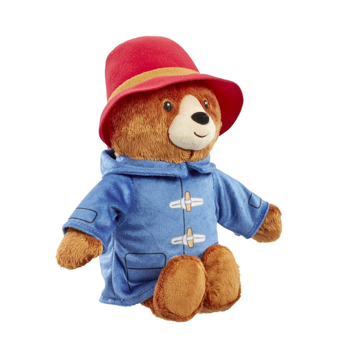 Rainbow Designs Paddington Bear Movie Talking Teddy Bear - Paddington Bear talking toy with 5 Phrases, Red Hat & Blue Duffle Coat - Cuddly Companion for Playtime Adventures