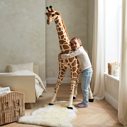 CuddleCo Standing Giraffe Stuffed Animal Toy For Kids