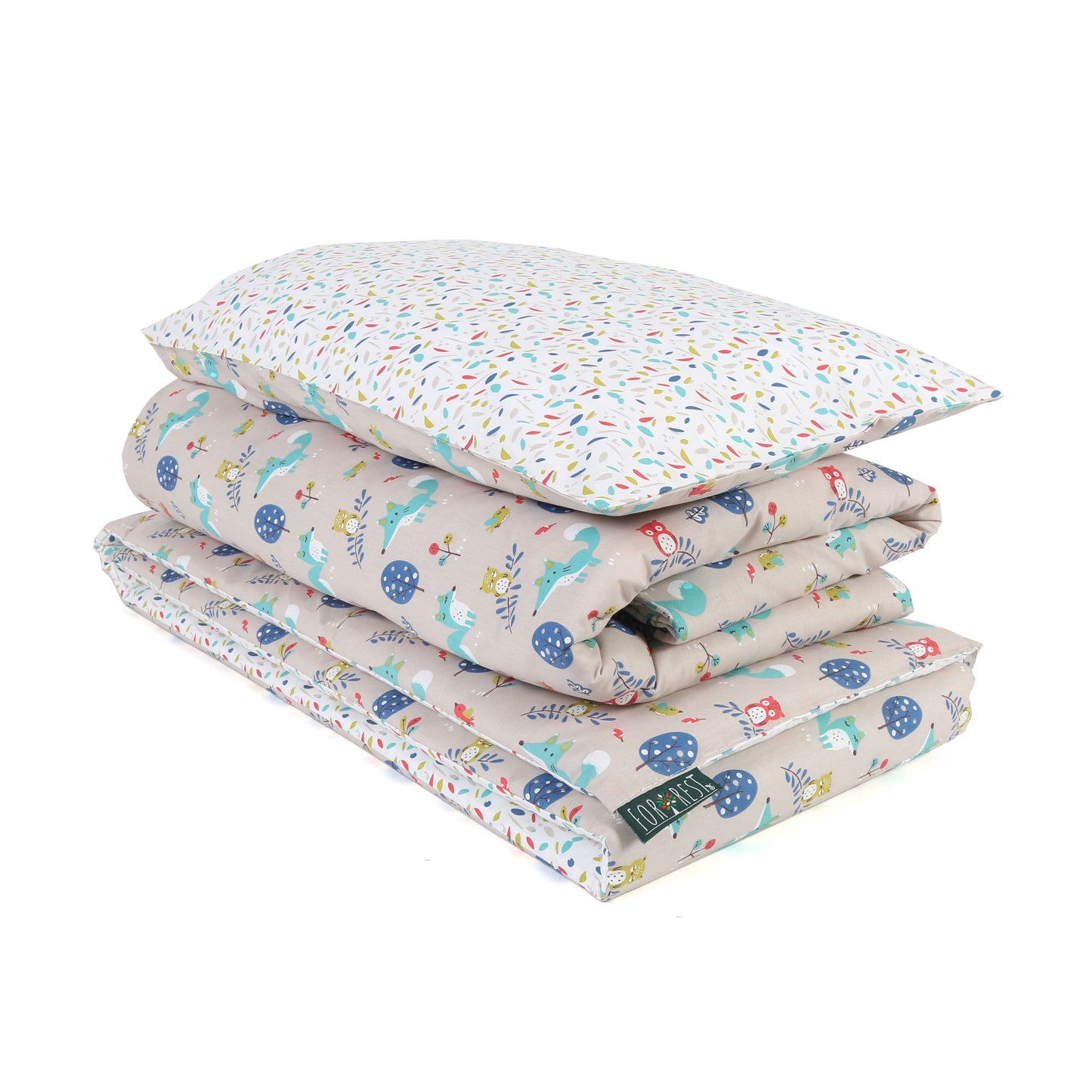 Woody Organic Cotton Junior All-in-One 4.0 Tog Quilt Bedding Set