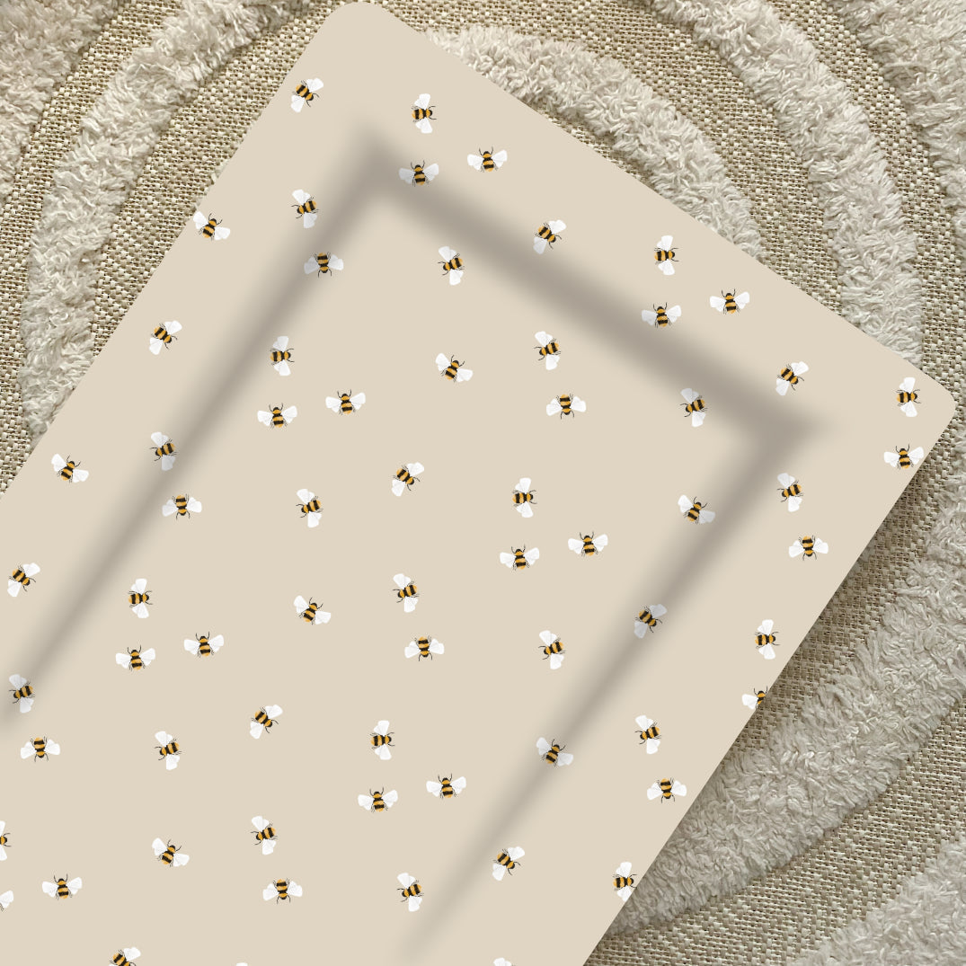 Standard Changing Mat - Bee Print