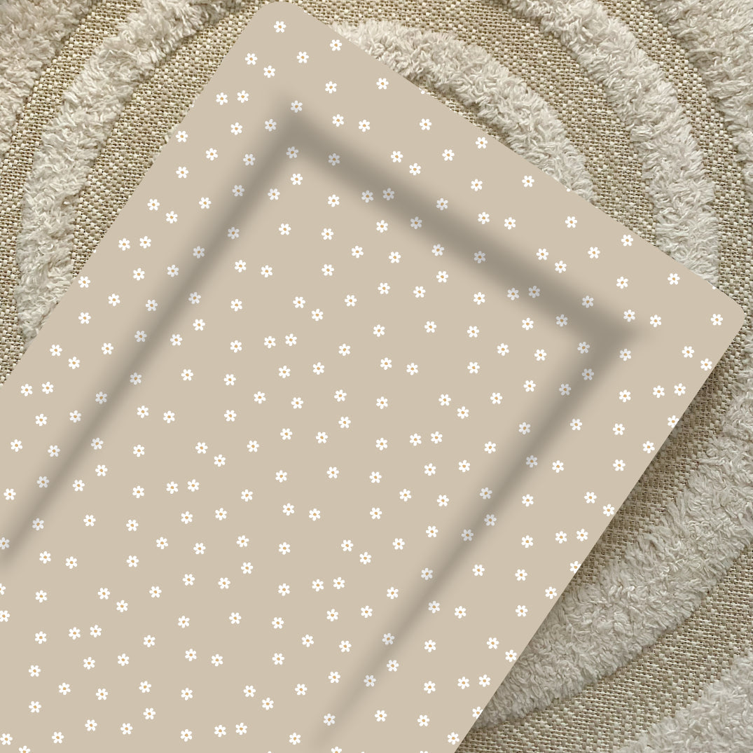 Standard Changing Mat - Neutral Daisy