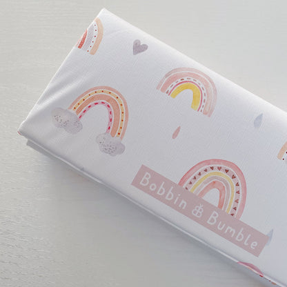 Travel Changing Mat - Pink Rainbow