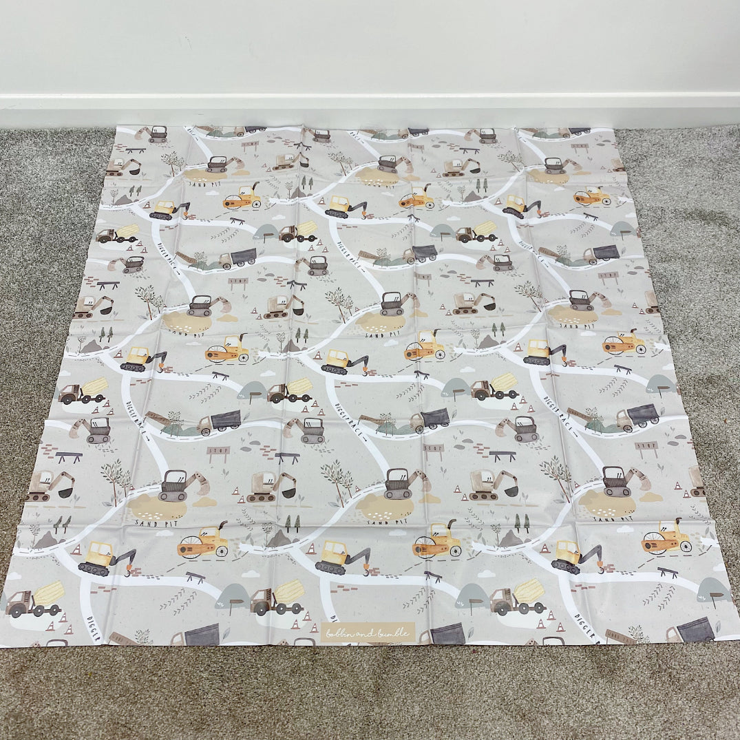 Splash mat - Digger Land Print