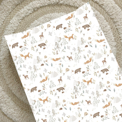 Anti-Roll Wedge Baby Changing Mat - Inca Print