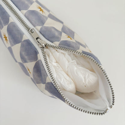 Nappy Wallet - Blue Harlequin
